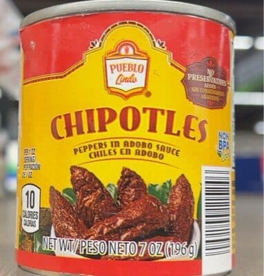 Pueblo Lindo Chipotles Peppers in Adobo Sauce