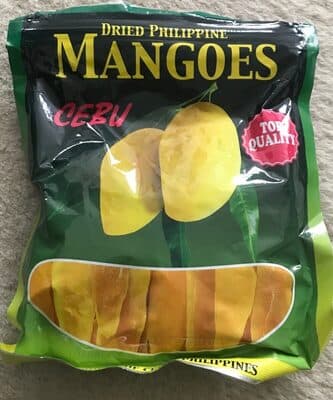 CEBU Dried Philippine Mangoes