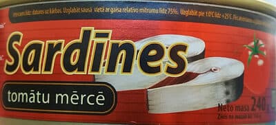 Brīvais Vilnis Sardīnes Tomātu Mērcē