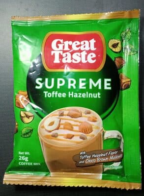 Great Taste Supreme Toffee Hazel
