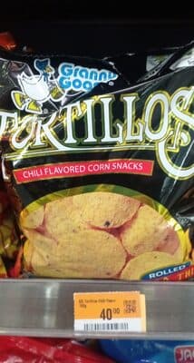 Granny Goose Tortillos Chili Flavored Corn Snacks