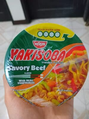 Nissin Yakisoba Savory Beef