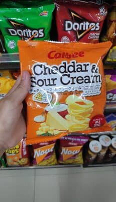 Calbee Cheddar and Sour Cream