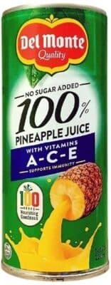 Del Monte Pineapple Juice Ace 220ml