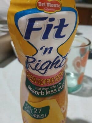 Del Monte Fit in Right Pineapple Orange