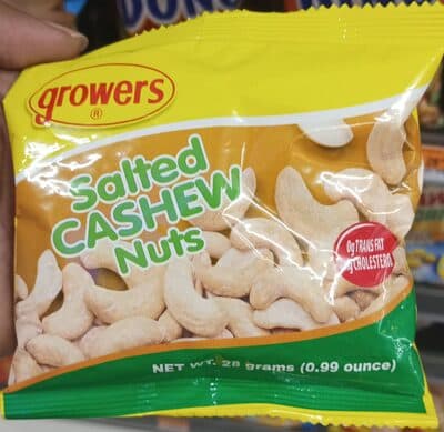 Growers Salted Cashew Nuts