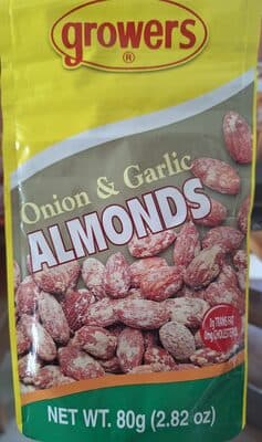 Growers Onion & Garñic Almonds
