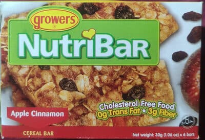Growers Nutribar Apple Cinnamon