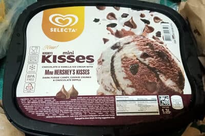 Selecta Hershey's Mini Kisses Ice Cream