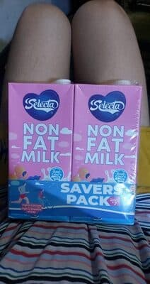 Selecta Non Fat Milk Pink 2pcs