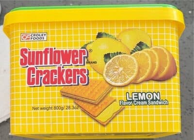 Sunflower Crackers Lemon