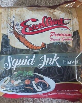 Premium Pancit Canton Flour Stick Squid Ink Flavor