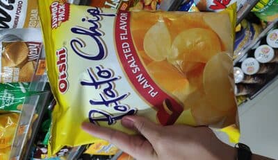 Oishi Potato Chips Plain Salted