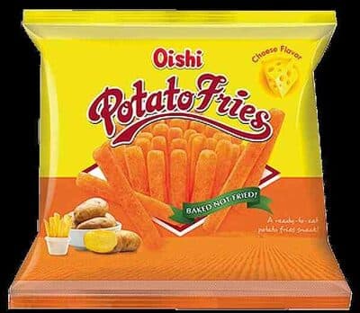 Oishi Potato Fries Cheese Large
