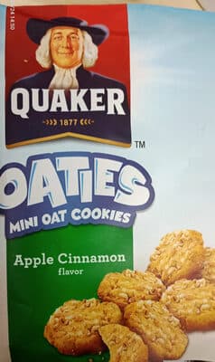 Quaker Oaties Mini Oats Cookies Apple Cinnamon
