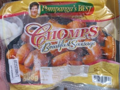 Pampanga's Best Chomps Breakfast Sausage