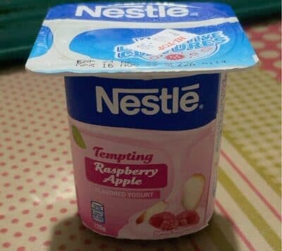 Raspberry Apple Flavored Yogurt