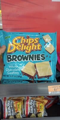 Chips Delights Brownies White Chocolate Coating