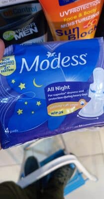 Modess Sanitary Napkins Night