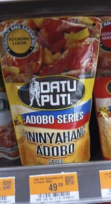 Datu Puti Pininyahang Adobo Sauce