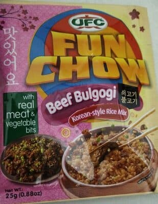UFC Fun Chow Beef Bulgogi Rice Mix