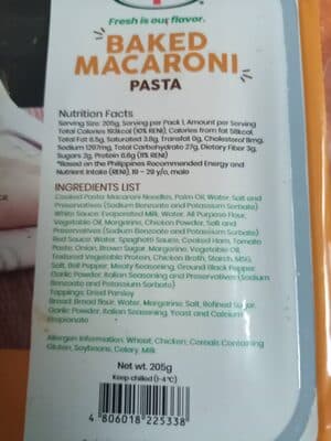 Baked Macaroni Pasta