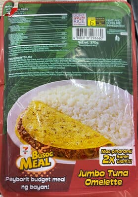 7-eleven Busog Meal Jumbo Tuna Omelette