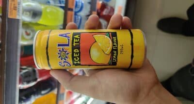 Sola Iced Tea Lemon