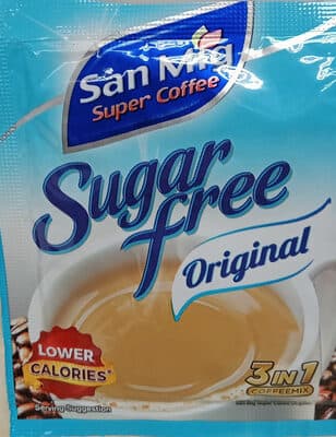 San Mig Super Coffee Sugar Free Original 3 in 1 Coffee Mix