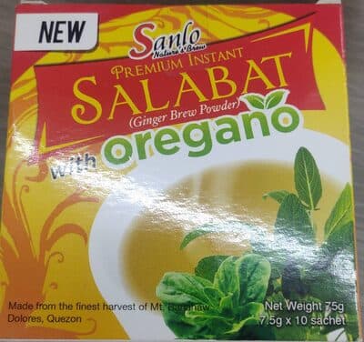Sanlo Instant Salabat with Oregano 7.5gx10