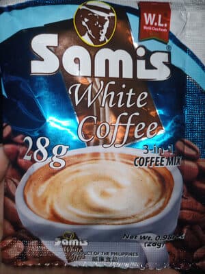 W. L. Word Class Foods Samis White Coffee