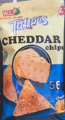 W.L. Foods Tattõõs Cheddar Chips