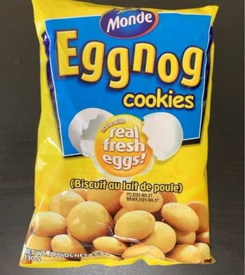 Monde Nissin Eggnog Cookies