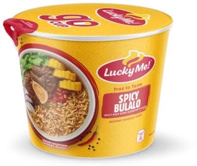 Lucky Me! Go Cup Mini Instant Noodle Soup Spicy Bulalo Flavor