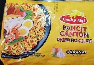 Lucky Me Pancit Canton Fried Noodles Original Flavour