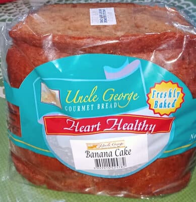 Uncle George Gourmet Breads Heart Healthy Banana Cake