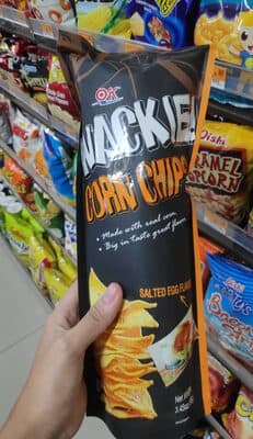 Pinoy Favorites Ok Wackie Corn Chips Salted Egg