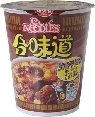 Nissin Beef Flavour Cup Noodle