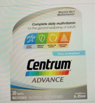 Centrum Multivitamins Advance