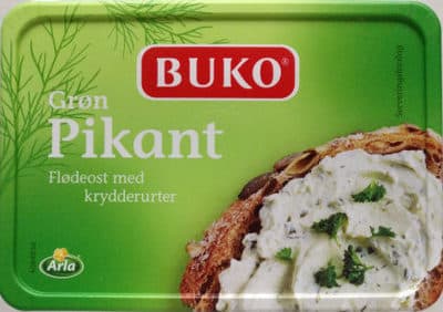 Arla Buko Green Piquant Cream Cheese with Herbs