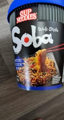 Nissin Soba Yakitori Chicken Noodles with Yakisoba Sauce
