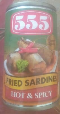 Century Pacific Food 555 Fried Sardines Hot & Spicy