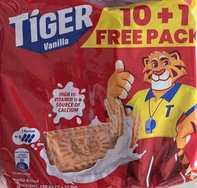 Tiger Vanilla Biscuits