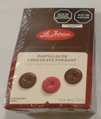 La Ibérica Pastillas de Chocolate Fondant