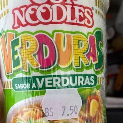 Nissin Cup Noodles Verduras