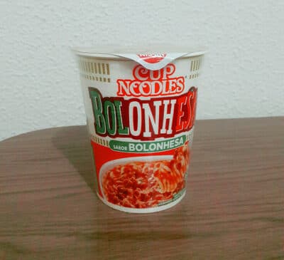 Nissin Cup Noodles Bolonhesa