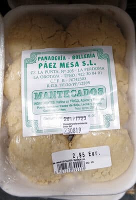 Paez Mesa Mantecados
