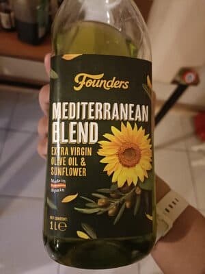 Founders Mediterranean Blend Extra Virgin Olive Oil & Sunflower