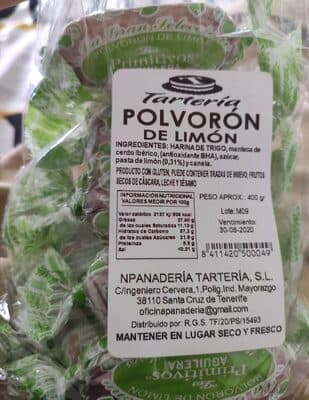 Tarteria Polvorón de Limón
