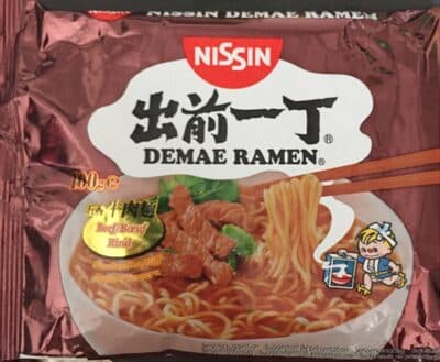 Nissin Instantnudeln "demae Ramen Beef"